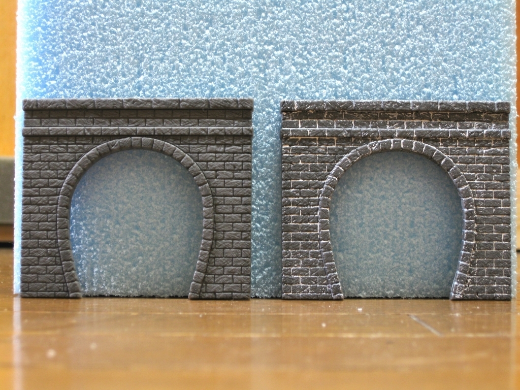 津川洋行のトンネルポータルを塗装する: 鉄道模型鉄Blog